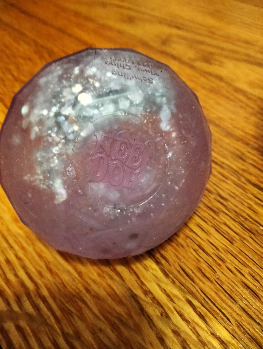 Needoh Nice Cube Purple And Needoh Glitter Gem Purple - Picture 3 of 4